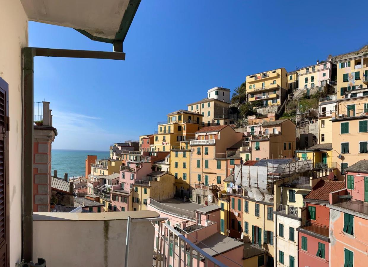 Shanti 1 - Terrace Apartment Riomaggiore Eksteriør bilde