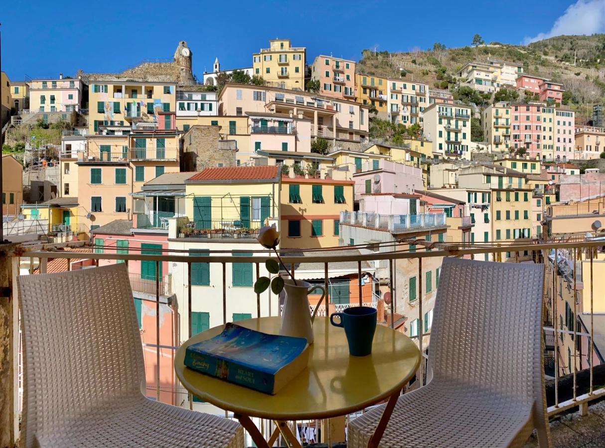Shanti 1 - Terrace Apartment Riomaggiore Eksteriør bilde