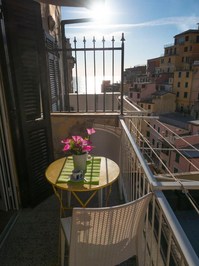 Shanti 1 - Terrace Apartment Riomaggiore Eksteriør bilde