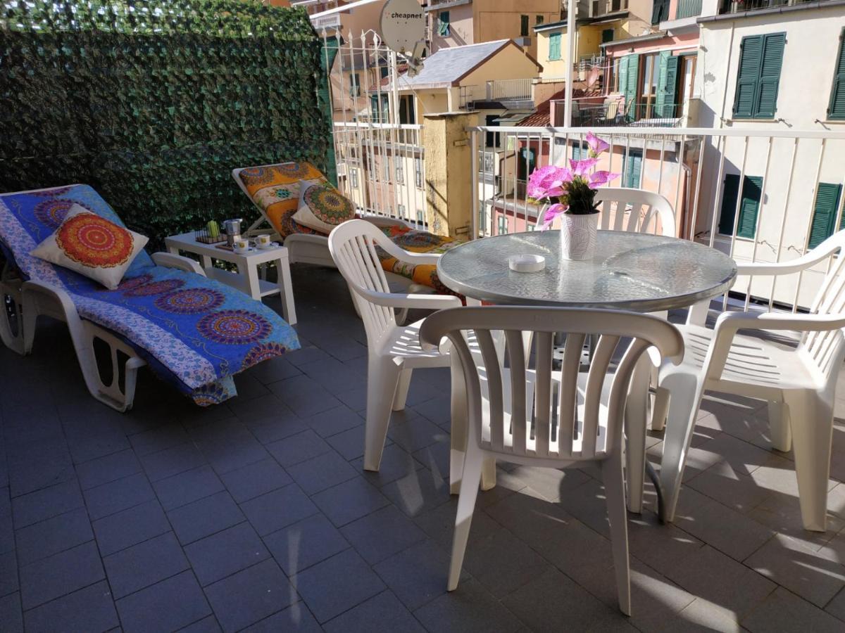 Shanti 1 - Terrace Apartment Riomaggiore Eksteriør bilde