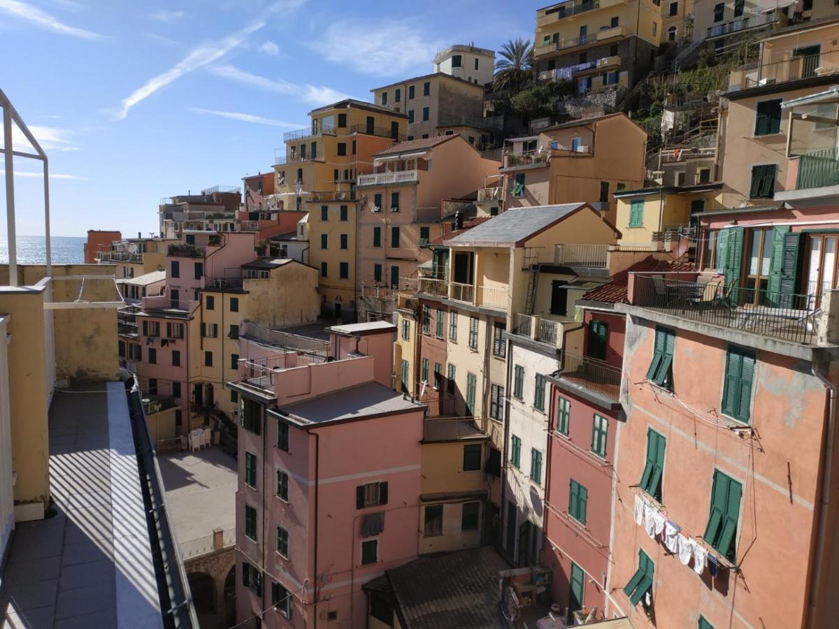 Shanti 1 - Terrace Apartment Riomaggiore Eksteriør bilde